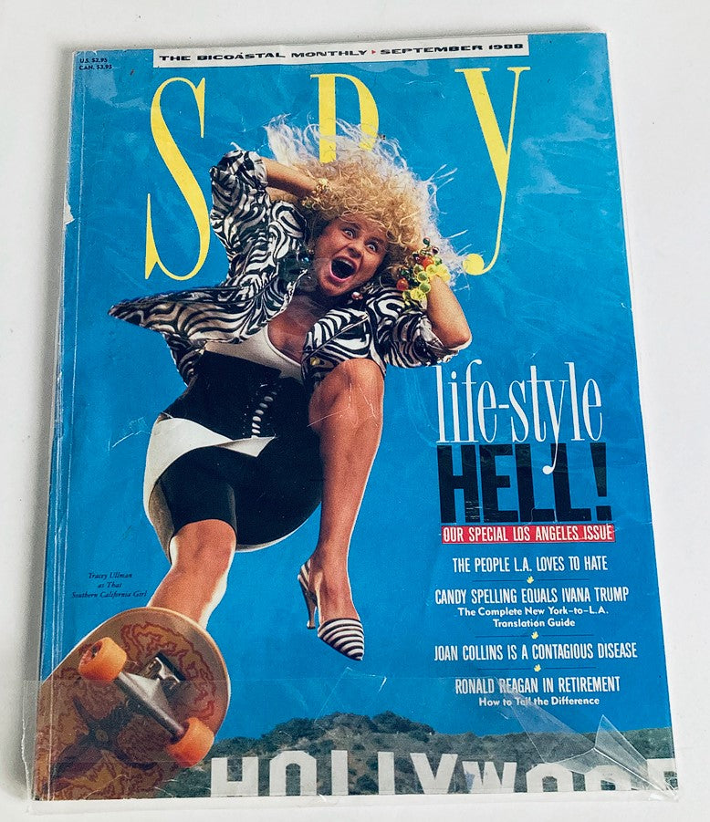 Spy Magazine September 1988 Tracey Ullman as That Southern California Girl