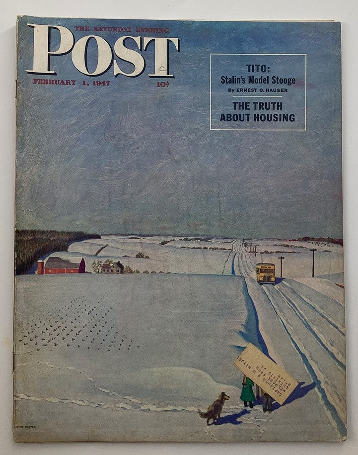 The Saturday Evening Post February 1 1947 The Truth About Housing