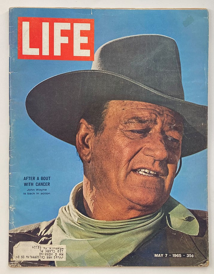 VTG Life Magazine May 7 1965 Vol 58 #18 John Wayne After A Bout with Cancer