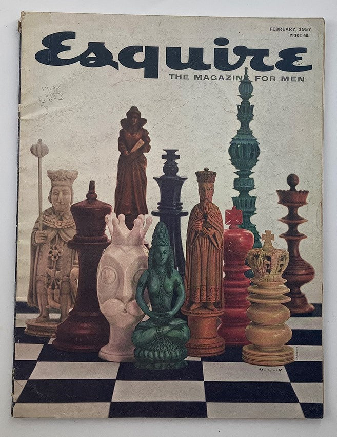 VTG Esquire Magazine February 1957 Vol 47 #2 The Man's World No Label