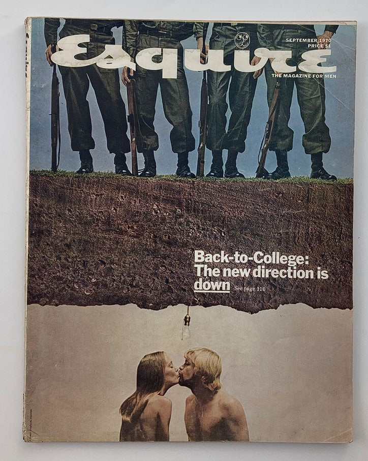 VTG Esquire Magazine September 1970 Vol 74 #3 Back To College No Label