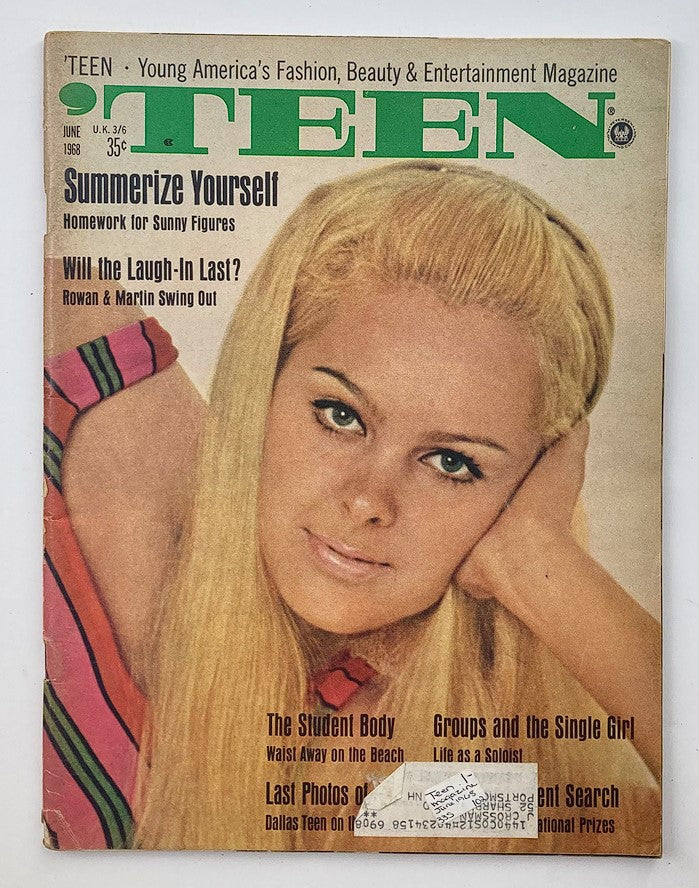 VTG Teen Magazine June 1968 Vol 12 #6 The Student Body & Groups & Single Girl