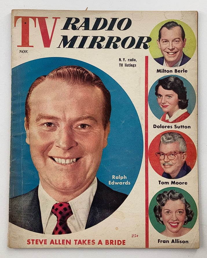 VTG TV Radio Mirror Magazine November 1954 Vol 42 #6 Ralph Edwards, Tom Moore