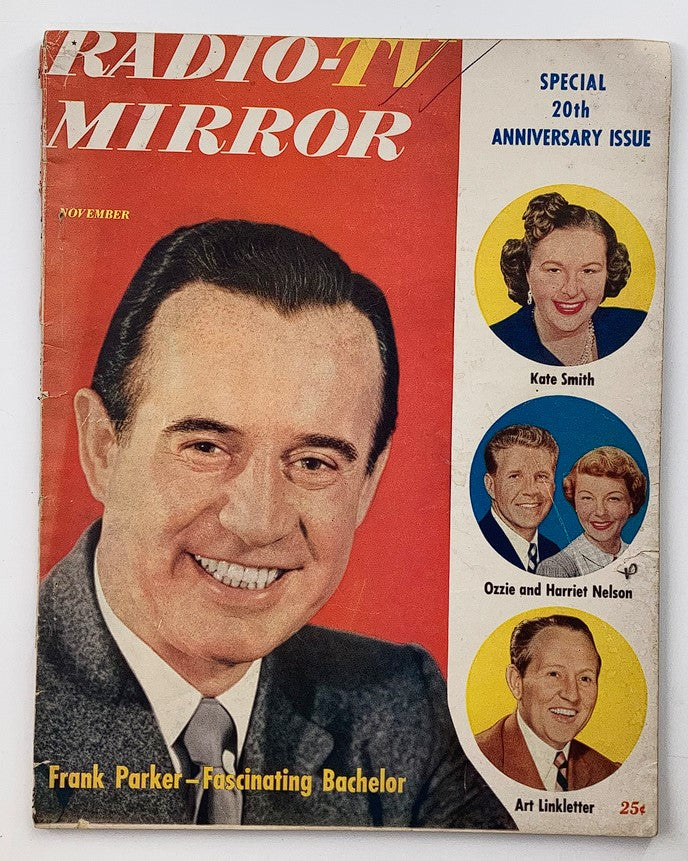 VTG Radio-TV Mirror Magazine November 1953 Vol 40 #6 Frank Parker, Kate Smith