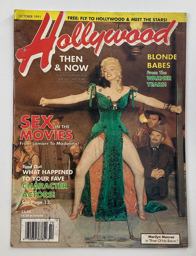 Hollywood Then & Now Magazine October 1991 Vol 24 #10 Marilyn Monroe Cover