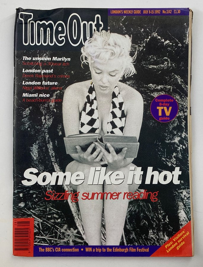 Time Out Magazine London's Weekly Guide July 8 1992 The Unseen Marilyn Monroe