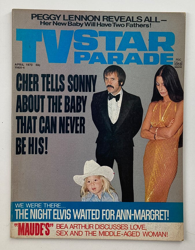 VTG TV Star Parade Magazine April 1973 Vol 23 #7 Cher and Sonny No Label