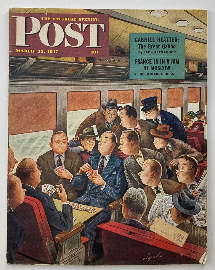 The Saturday Evening Post March 15 1947 Gabriel Heatter The Great Gabbo