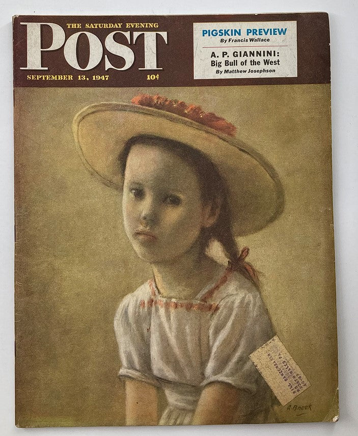 The Saturday Evening Post September 13 1947 A.P. Giannini Big Bull of the West