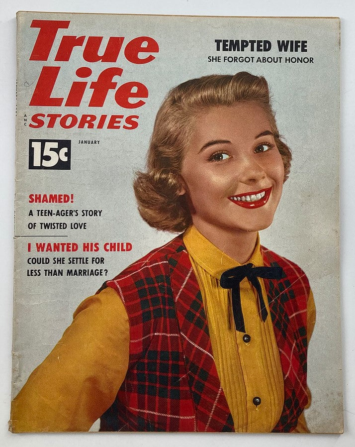 VTG True Life Stories Magazine January 1954 Vol 1 #4 Tempted Wife No Label