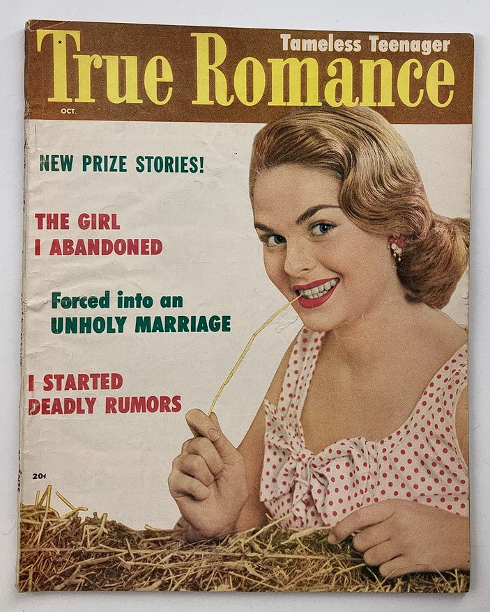 VTG True Romance Magazine October 1954 Vol 59 #2 Unholy Marriage No Label