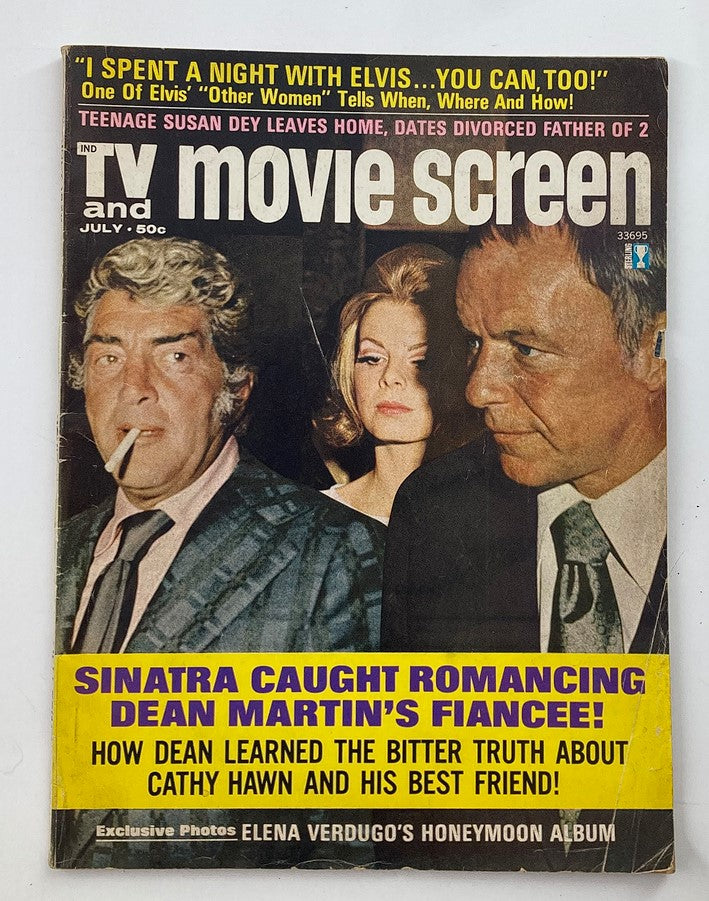 VTG TV and Movie Screen Magazine July 1972 Frank Sinatra, Dean Martin No Label