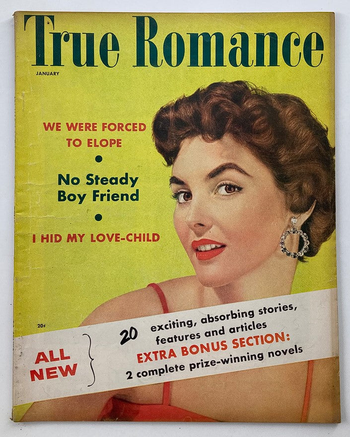 VTG True Romance Magazine January 1954 Vol 58 #5 I Hid My Love-Child No Label