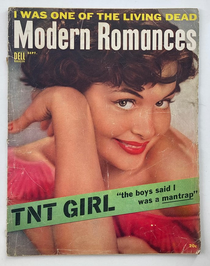 VTG Modern Romances Magazine September 1954 I Was One of the Living Dead