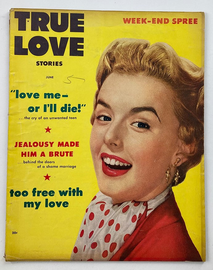 VTG True Love Stories Magazine June 1954 Vol 61 #5 Cynthia Baxter No Label