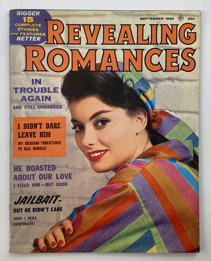 VTG Revealing Romances Magazine September 1959 #112 Tricks with Tomatoes