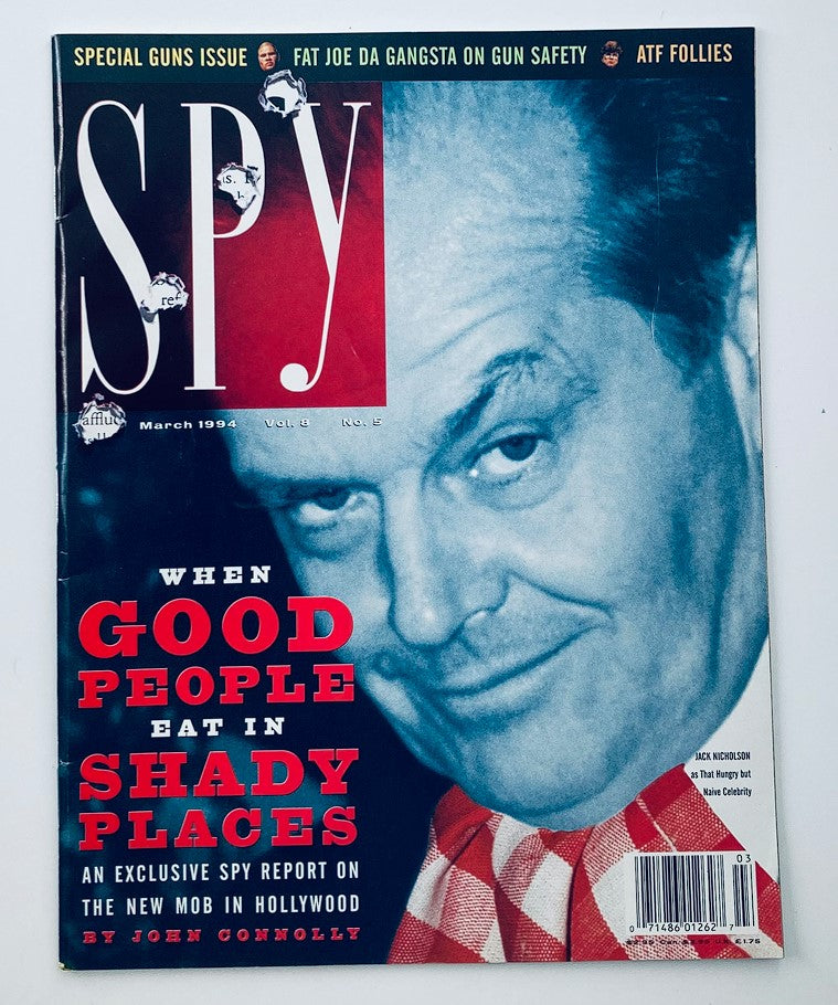 Spy Magazine March 1994 Jack Nicholson as Hungry But Naive Celebrity No Label