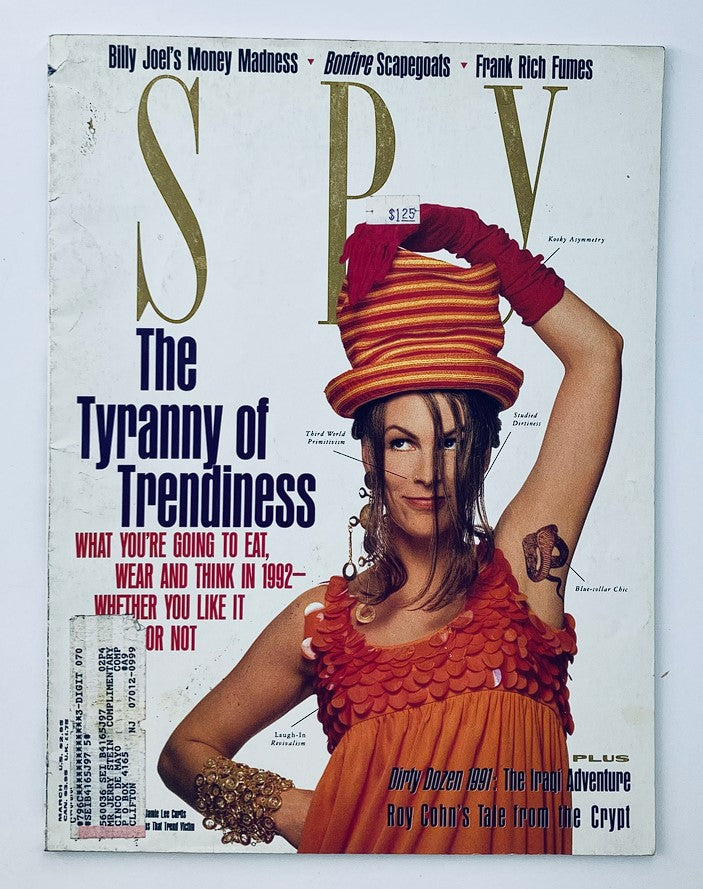 Spy Magazine March 1991 Jamie Lee Curtis in The Tyranny of Trendiness