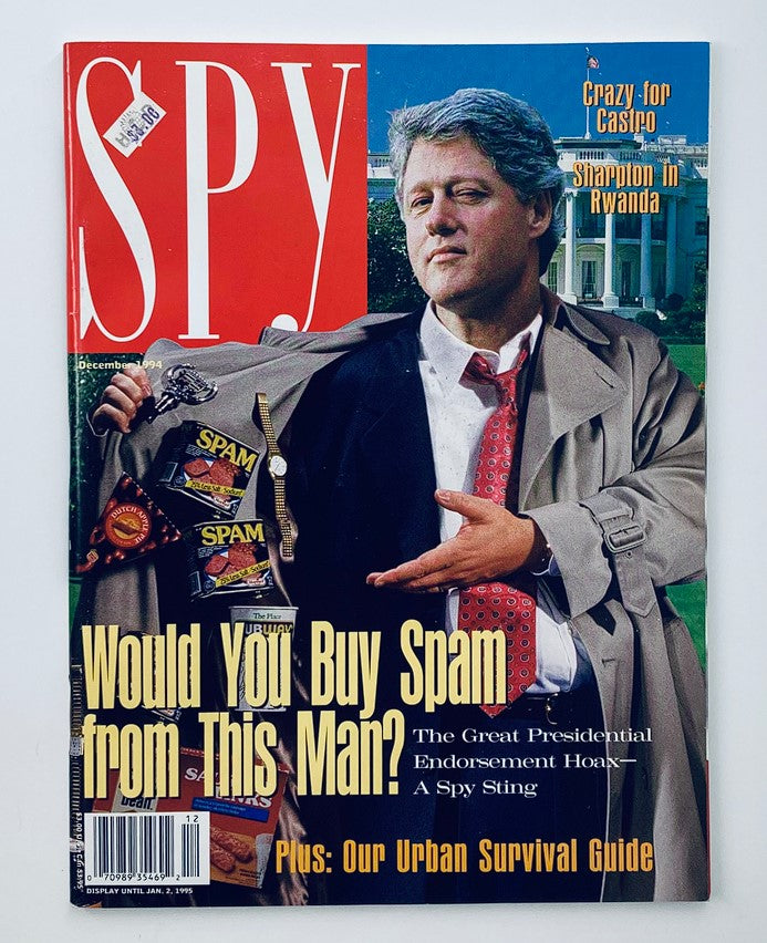 Spy Magazine November 1994 Vol 8 #8 Bill Clinton The Great President No Label