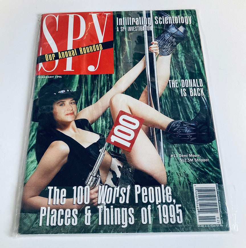 Spy Magazine January 1996 Vol 10 #1 Demi Moore $12.5M Stripper No Label