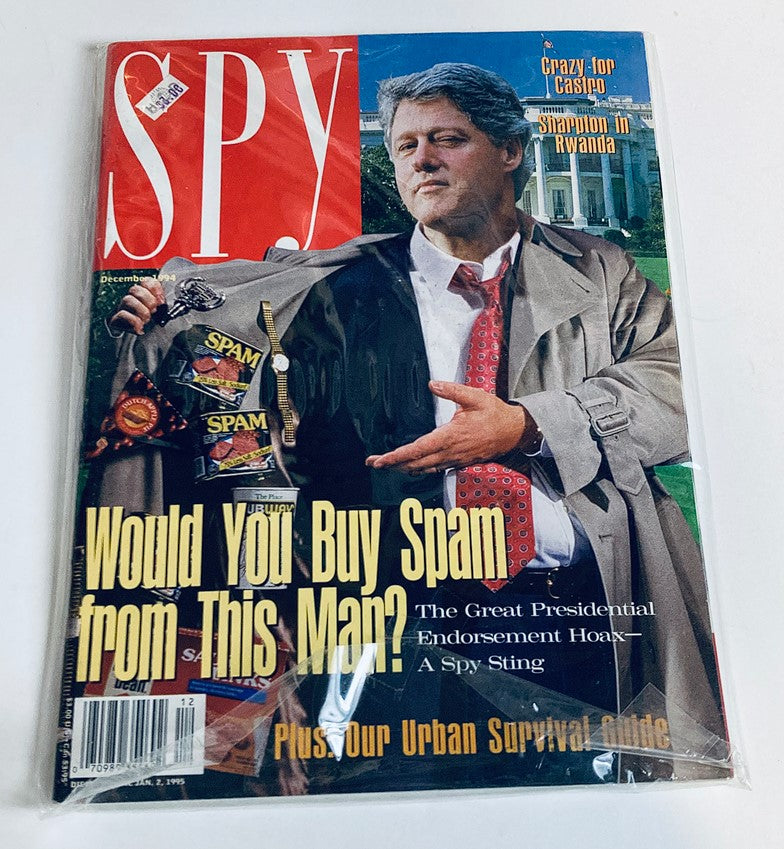 Spy Magazine November 1994 Vol 8 #8 Bill Clinton The Great President No Label