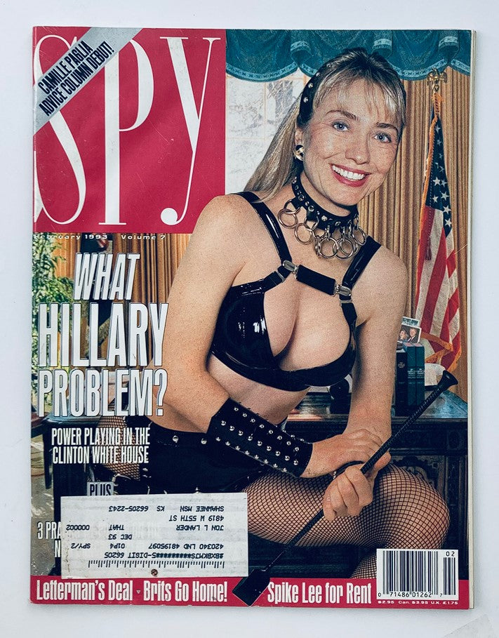 Spy Magazine February 1993 Hillary Clinton Power Playing in the White House