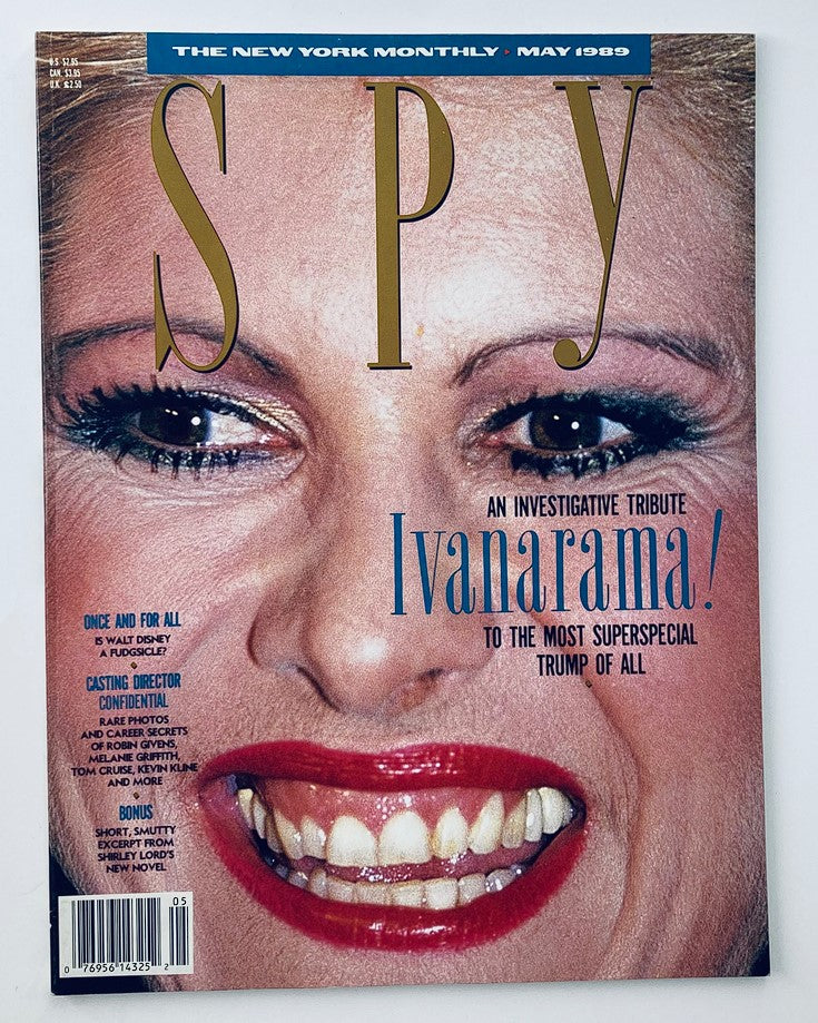 VTG Spy Magazine May 1989 Ivana Trump To The Most Superspecial Trump No Label