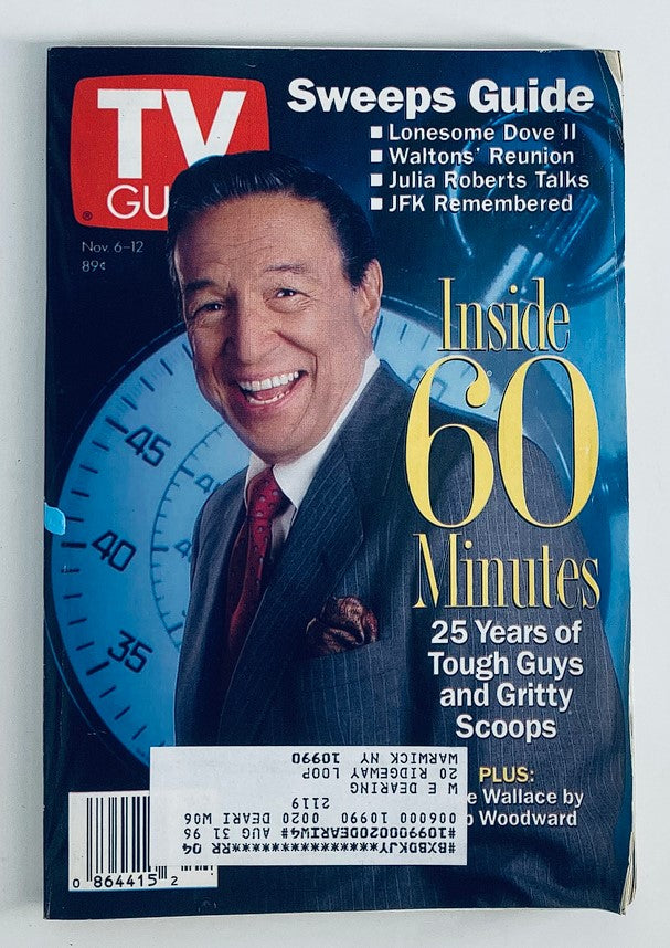 TV Guide Magazine November 6 1993 Mike Wallace Inside 60 Minutes NY Metro Ed.