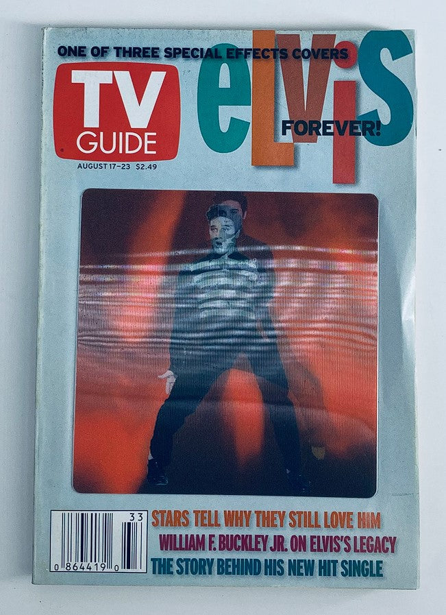 TV Guide Magazine August 17 2002 Elvis Presley Forever Cover 1 NY Metro Ed.