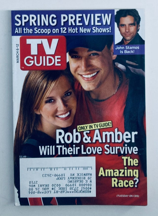 TV Guide Magazine March 6 2005 Amber Brkich, Rob Mariano NY Metro Ed.