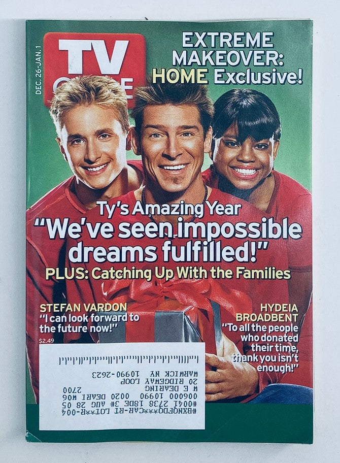 TV Guide Magazine December 26 2004 Hydeia Broadbent, Ty Pennington NY Metro Ed.