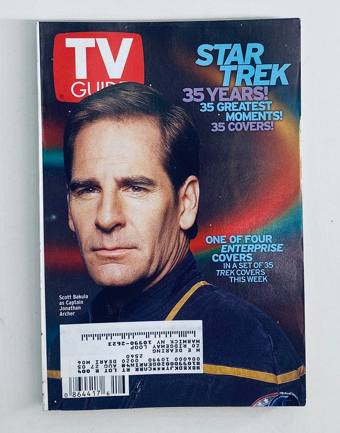 TV Guide Magazine April 20 2002 Scott Bakula as Capt. Archer NY Metro Ed.