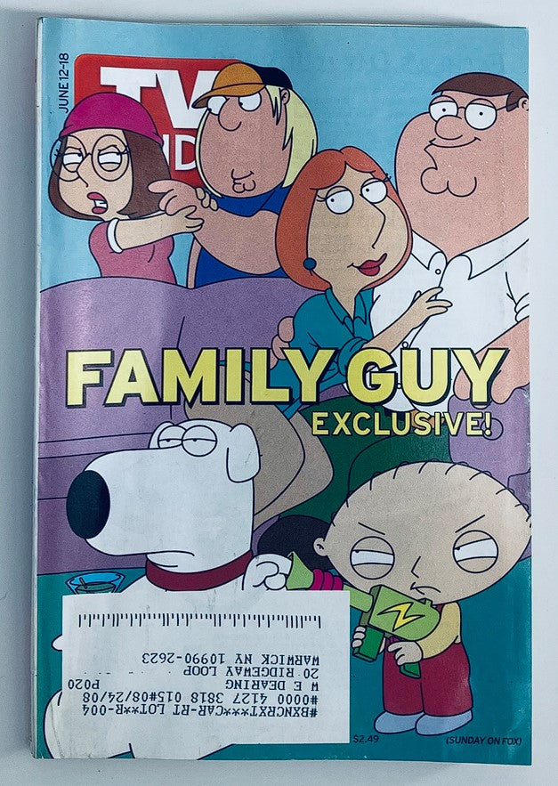 TV Guide Magazine June 12 2005 Family Guy Exclusive NY Metro Ed.