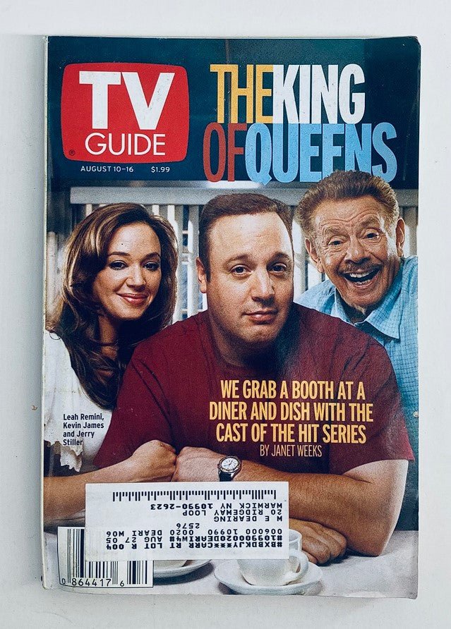 TV Guide Magazine August 10 2002 Kevin James, Leah Remini NY Metro Ed.