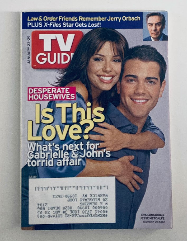 TV Guide Magazine January 23 2005 Eva Longoria, Jesse Metcalfe NY Metro Ed.