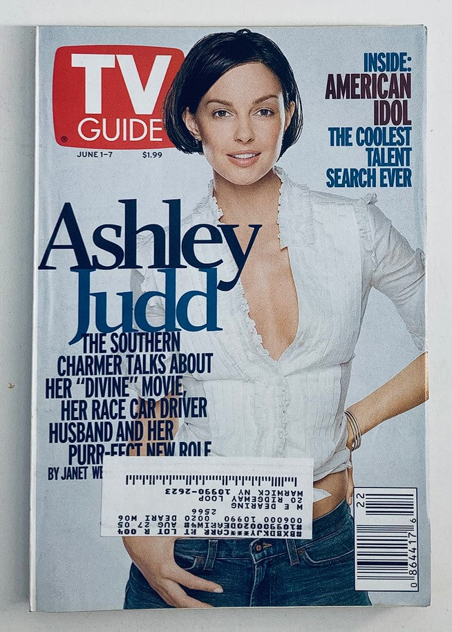 TV Guide Magazine June 1 2002 Ashley Judd The Southern Charmer NY Metro Ed.