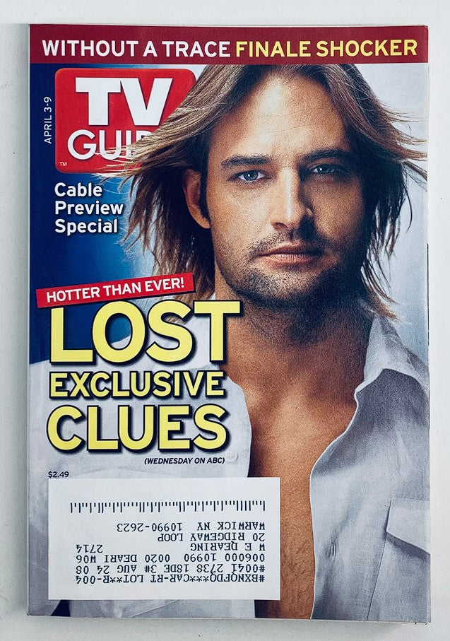 TV Guide Magazine April 3 2005 Josh Holloway Lost Exclusive Clues NY Metro Ed.