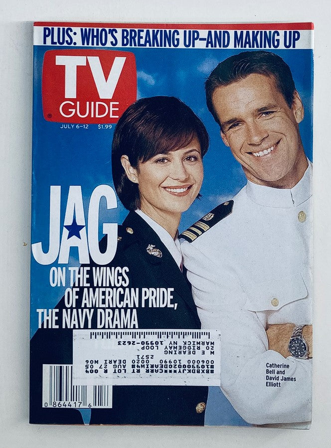 TV Guide Magazine July 6 2002 Catherine Bell, David James Elliott NY Metro Ed.