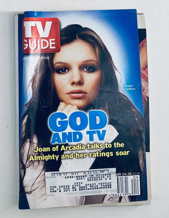 TV Guide Magazine January 24 2004 Amber Tamblyn God and TV NY Metro Ed.