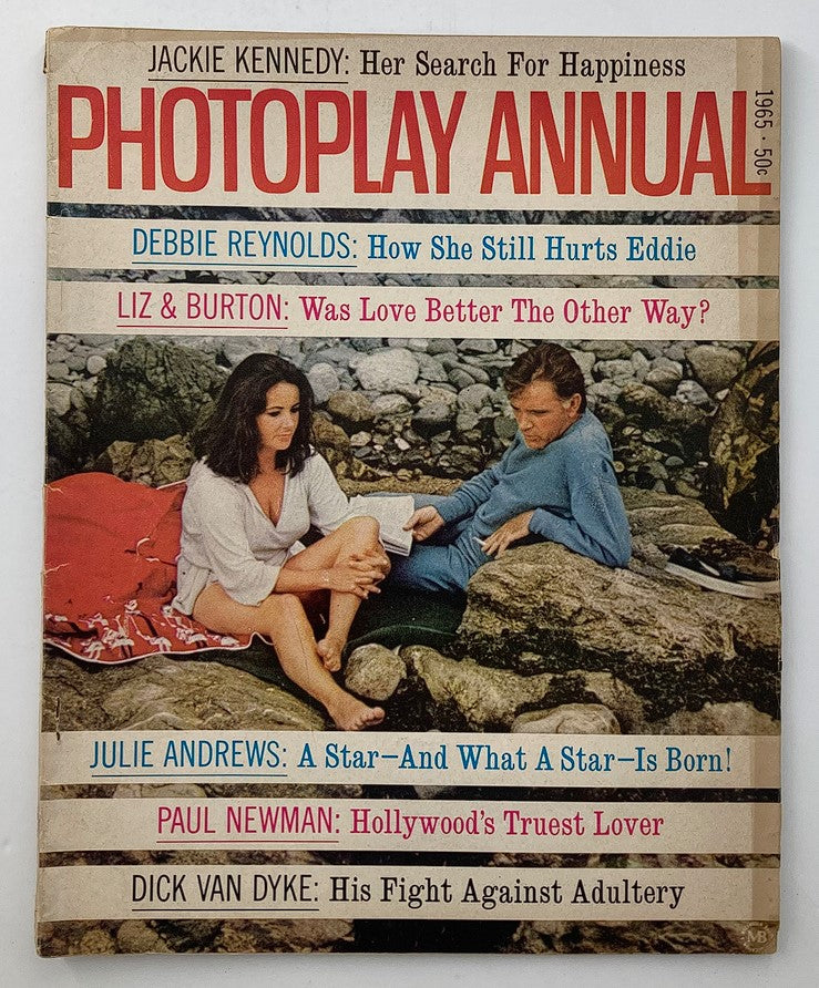 VTG Photoplay Annual Magazine 1965 Elizabeth Taylor & Richard Burton No Label