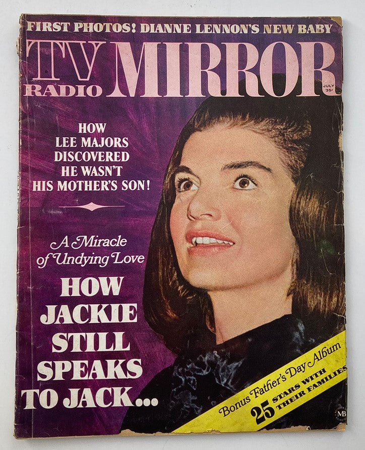 VTG TV Radio Mirror Magazine July 1966 Vol 66 #2 Jacqueline Kennedy No Label