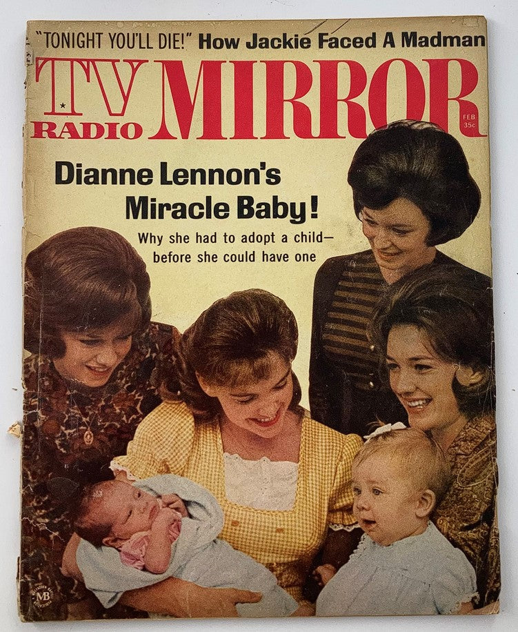 VTG TV Radio Mirror Magazine February 1965 Vol 63 #3 Dianne Lennon No Label