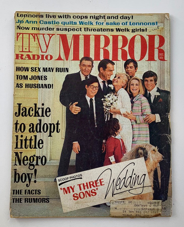 VTG TV Radio Mirror Magazine December 1969 Vol 70 #1 My Three Sons Wedding