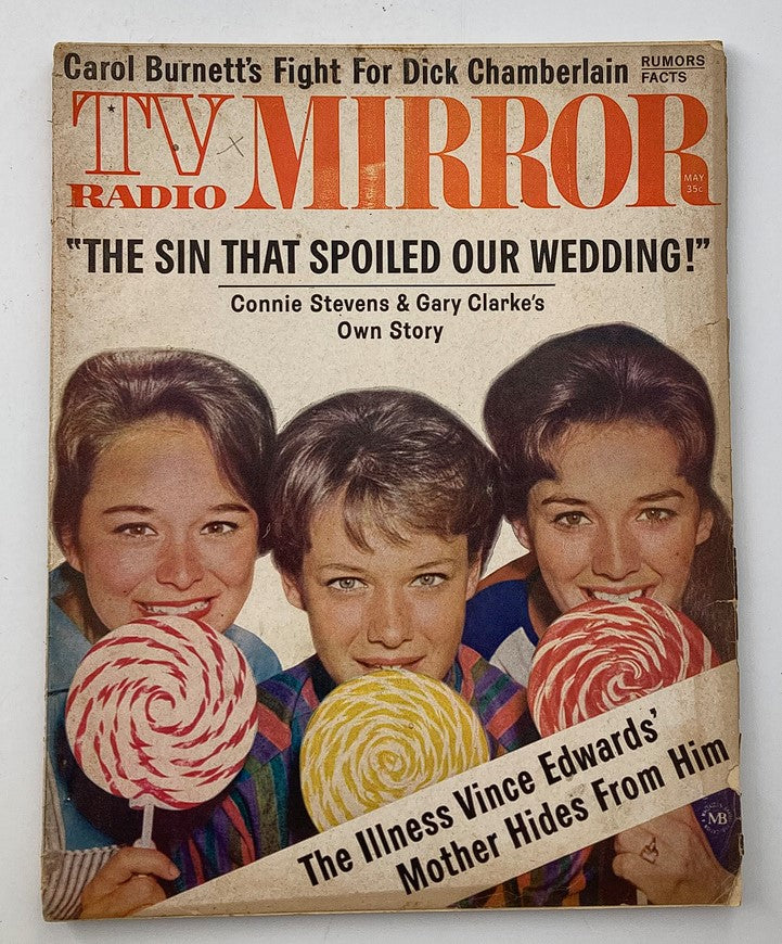 VTG TV Radio Mirror Magazine May 1963 Vol 59 #6 Connie Stevens Story No Label