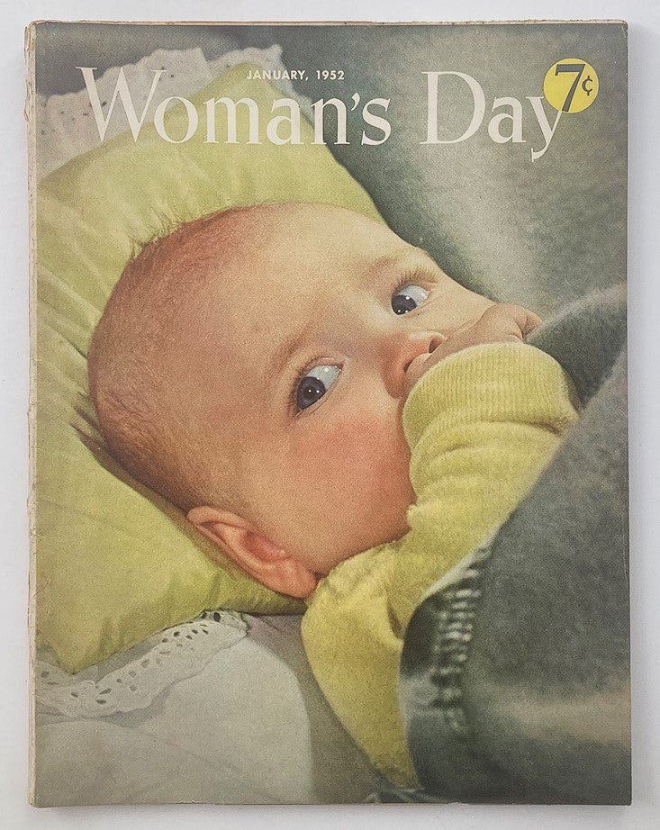 VTG Woman's Day Magazine January 1952 If You Hold Them Too Tightly No Label