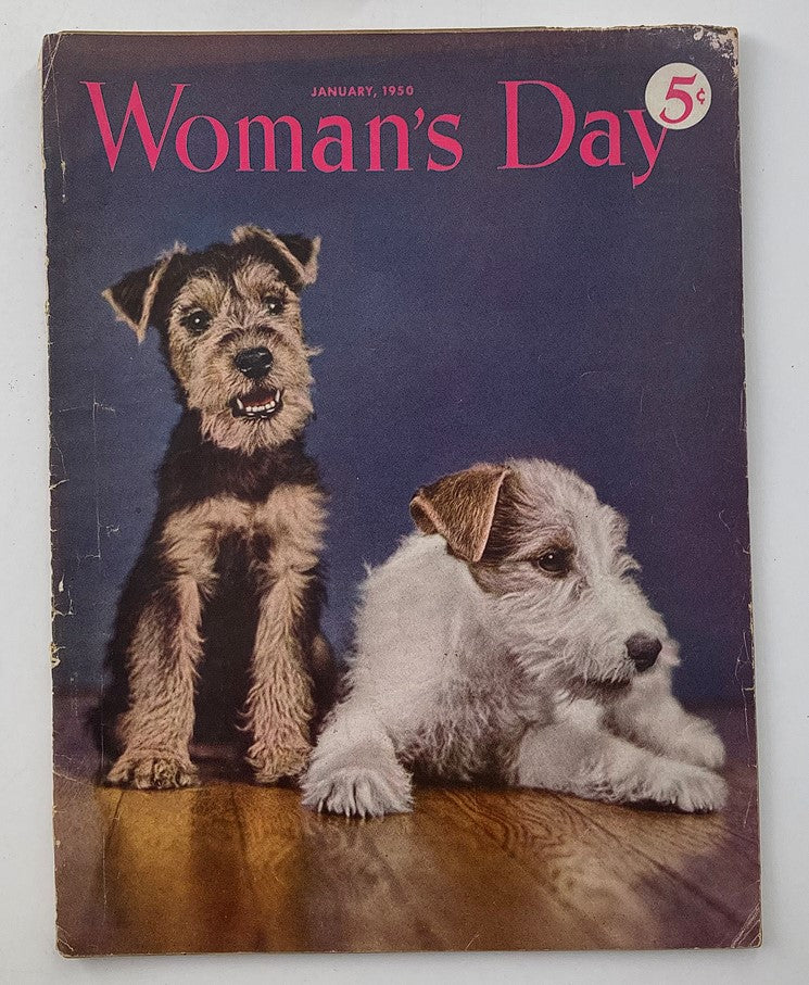 VTG Woman's Day Magazine January 1950 The Wonder in Willow Hill No Label