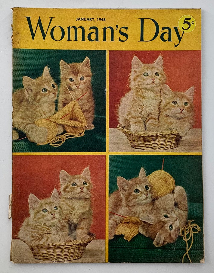 VTG Woman's Day Magazine January 1948 Mama Was Right About Christmas No Label