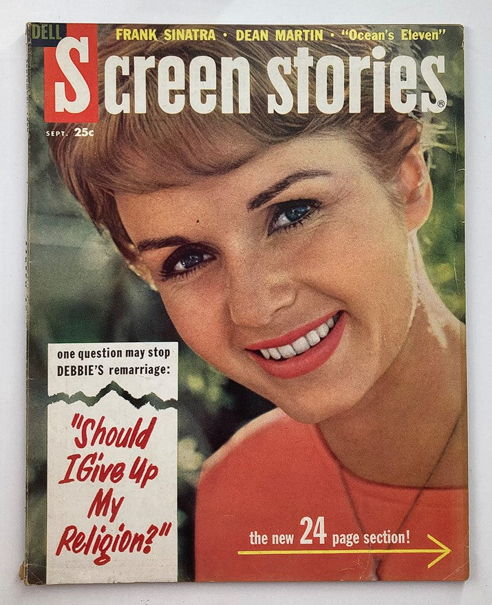 VTG Screen Stories Magazine September 1960 Debbie Reynolds No Label