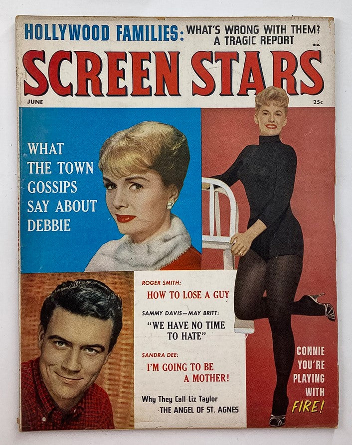 VTG Screen Stars Magazine June 1961 Vol 19 #3 Debbie Reynolds No Label