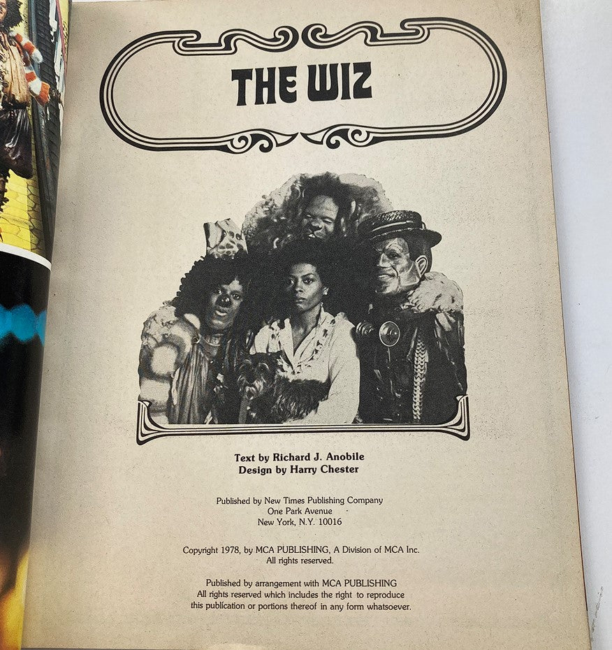 VTG The Wiz Magazine 1978 The Story Behind The New "Wizard of Oz" Movie